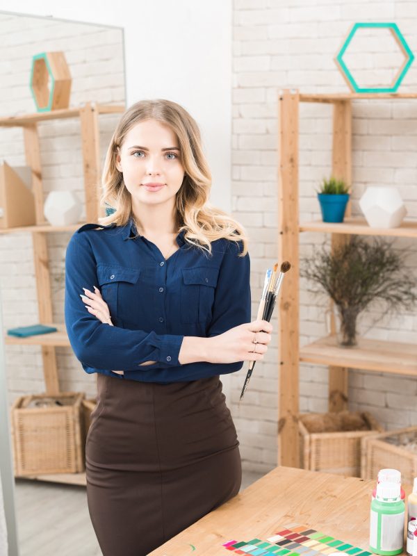 Designer at workshop