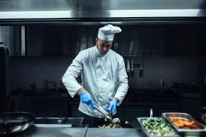 He's responsible for main course