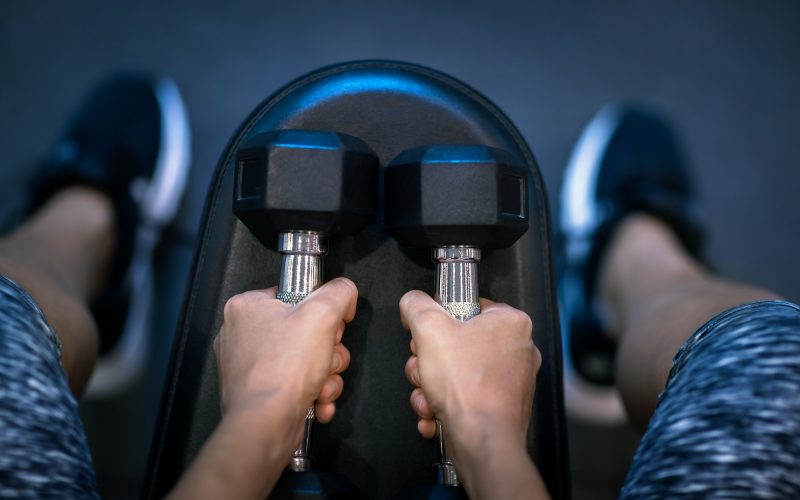 Sportswoman in the Gym
