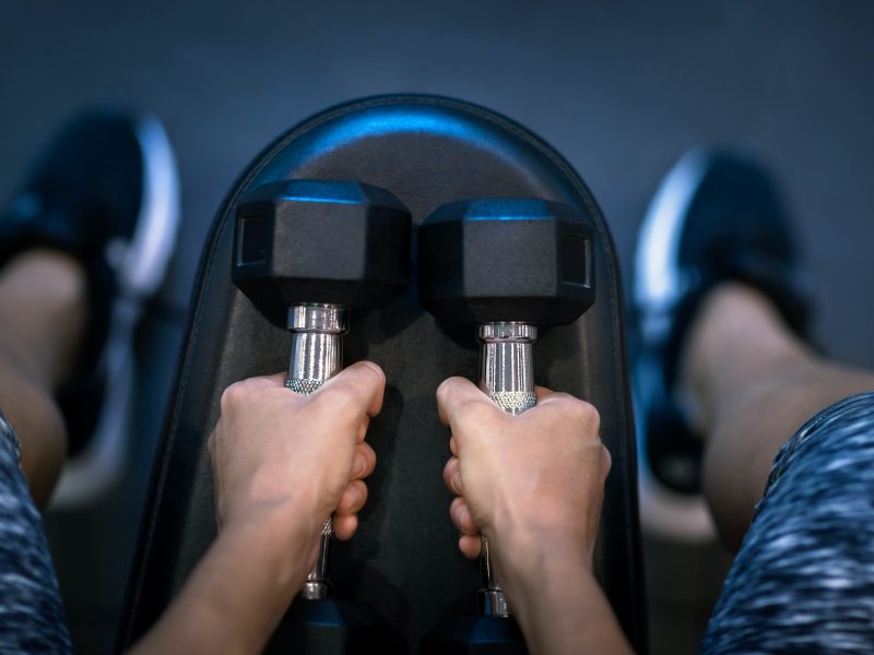Sportswoman in the Gym